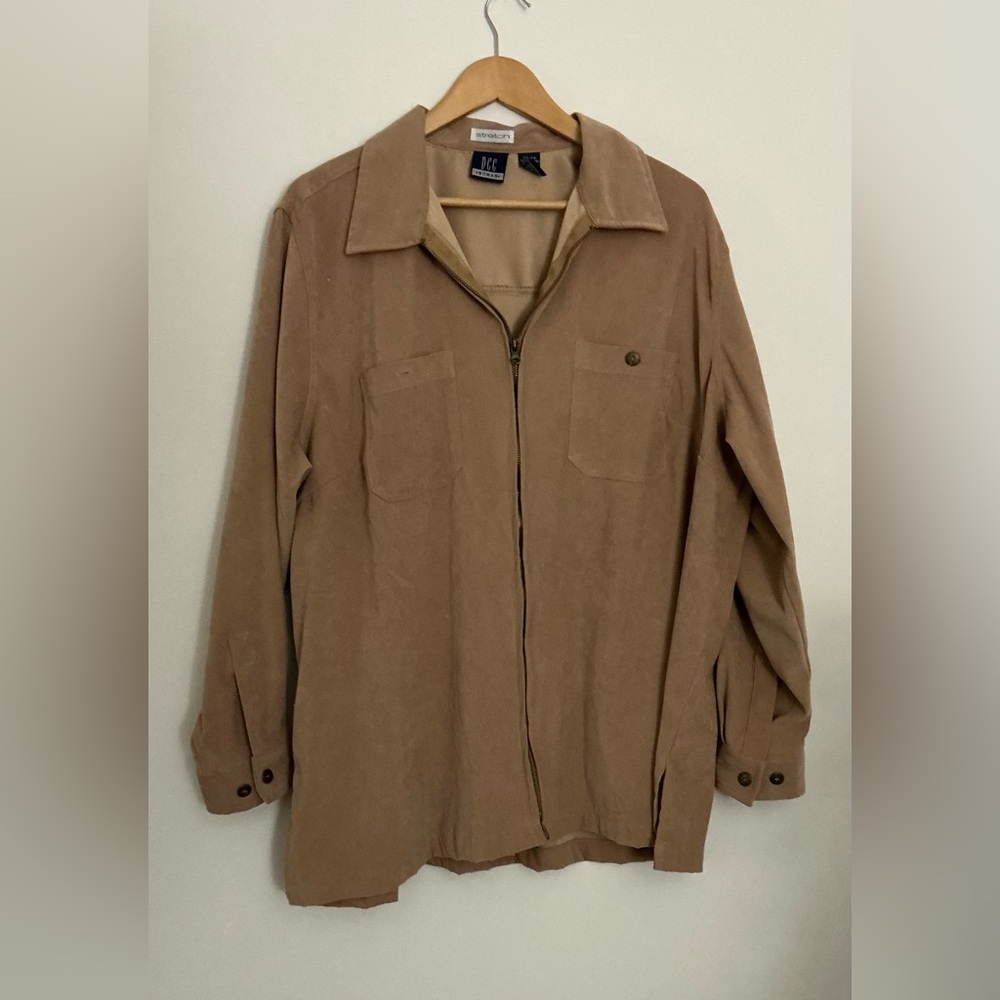 DCC Women's Tan Shirt Jacket